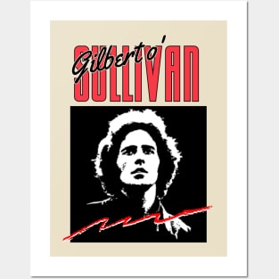 Gilbert o' sullivan///original retro fan design Posters and Art